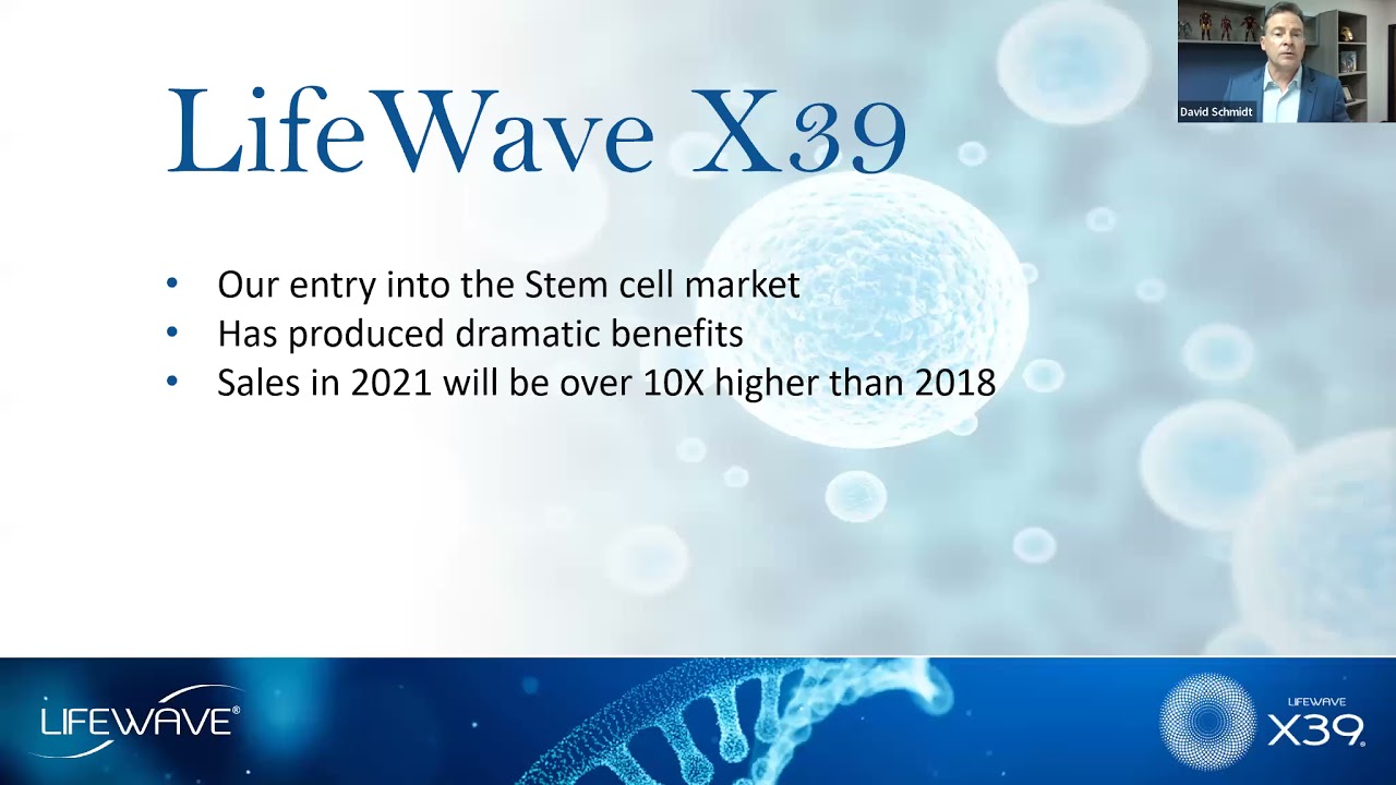 David Schmidt Lifewave X49 Conference (X39 meets X49) please subscribe! Stem cells